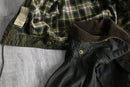90s “Barbour” BORDER olive color oiled jacket