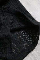 2000s NO BOUNDARIES openwork knitting cargo pants