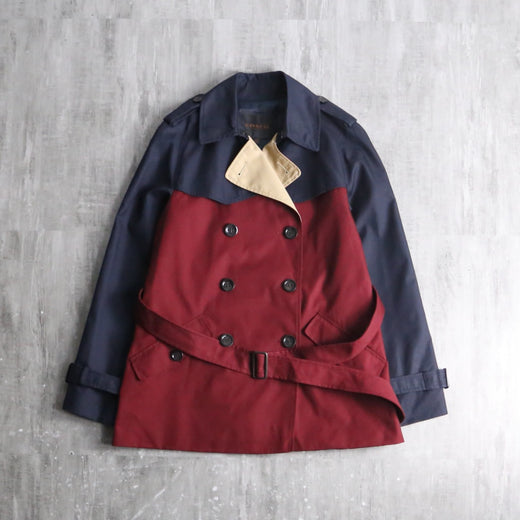 “COACH” mulchcolor short trench coat