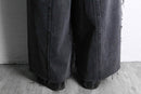 "Re:make" extra buggy black denim