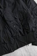2000s DECIBEL MA-1 type technical nylon blouson