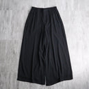 black baggy easy poly pants