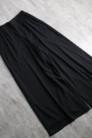 black baggy easy poly pants