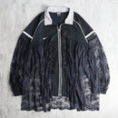 "Re:make" lace docking track jacket