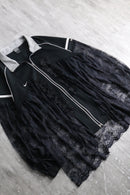 "Re:make" lace docking track jacket