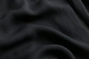 black baggy easy poly pants