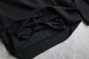 black baggy easy poly pants