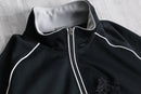 "Re:make" lace docking track jacket