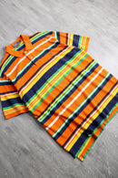 90's Polo by RL multicolor border polo