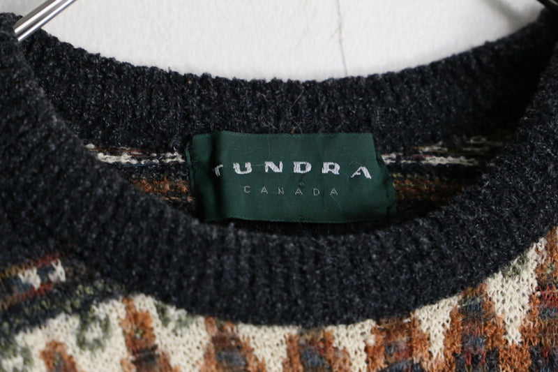 “TUNDRA” fair isle wool knit