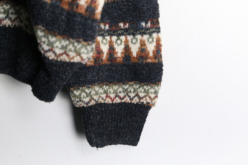 “TUNDRA” fair isle wool knit