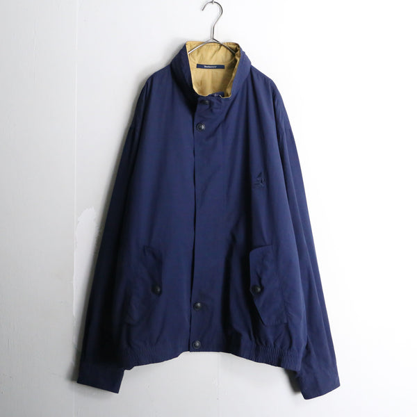 90’s “Burberry’s” navy nylon sailing jacket