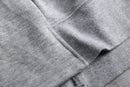 "Re:make" flower patchwork zip hoodie