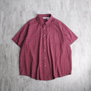 90's KING SIZE 2XL S/S check shirt