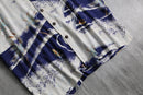 1990s KAHARA tropical sea graphic rayon shirt