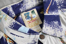 1990s KAHARA tropical sea graphic rayon shirt