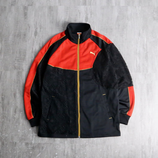 "Re:make" lace docking track jacket