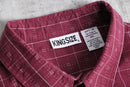 90's KING SIZE 2XL S/S check shirt