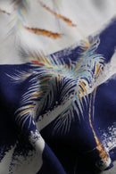1990s KAHARA tropical sea graphic rayon shirt