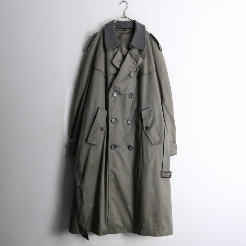 “KUPPEN HEIMER” dark gray trench coat