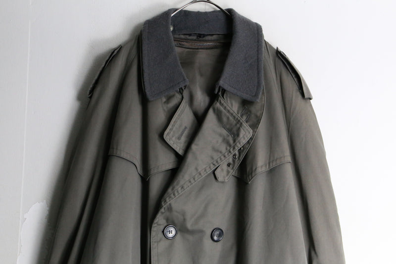 “KUPPEN HEIMER” dark gray trench coat