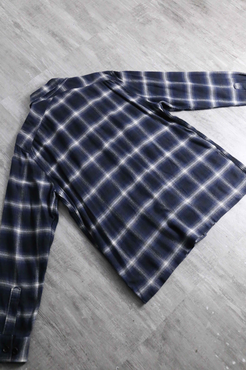 2000s BANANA REPUBLIC ombre cotton nel shirt