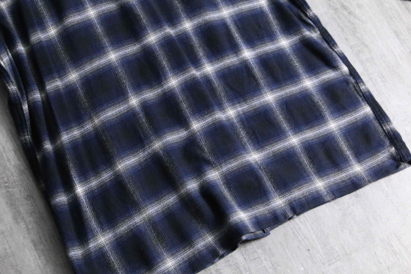 2000s BANANA REPUBLIC ombre cotton nel shirt