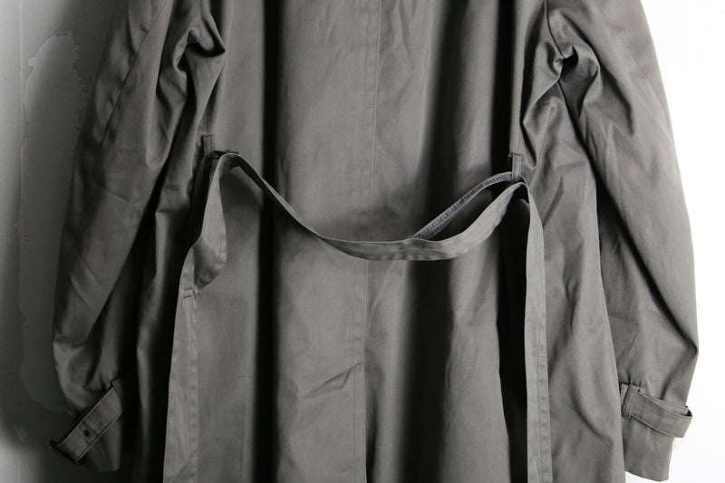 “KUPPEN HEIMER” dark gray trench coat