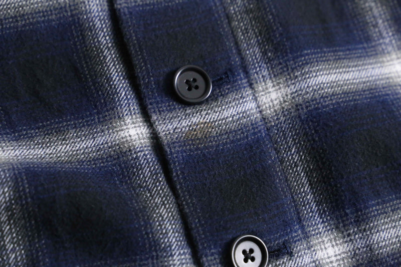 2000s BANANA REPUBLIC ombre cotton nel shirt