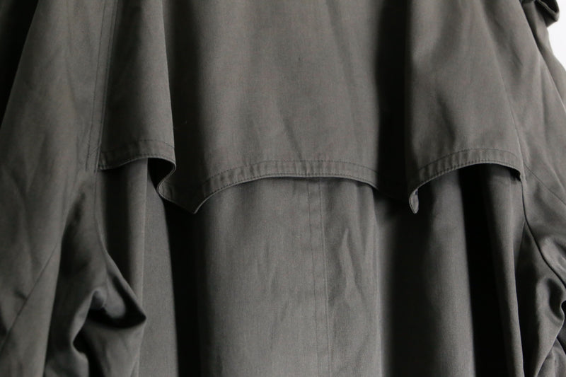 “KUPPEN HEIMER” dark gray trench coat