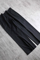 2000s VERSACE no tuck stripe trousers