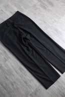 2000s VERSACE no tuck stripe trousers