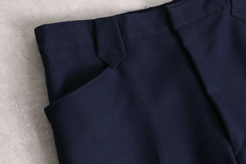 "vintage" indigo color flare pants