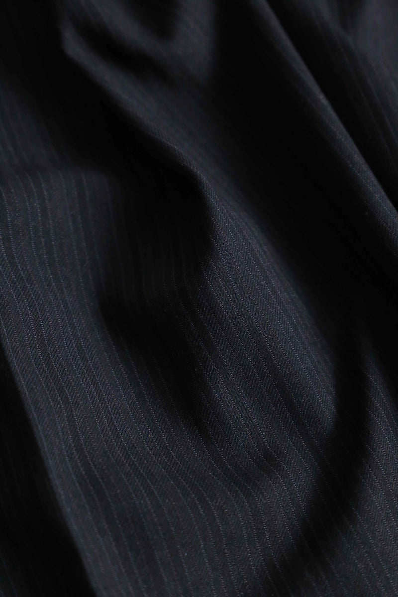 2000s VERSACE no tuck stripe trousers