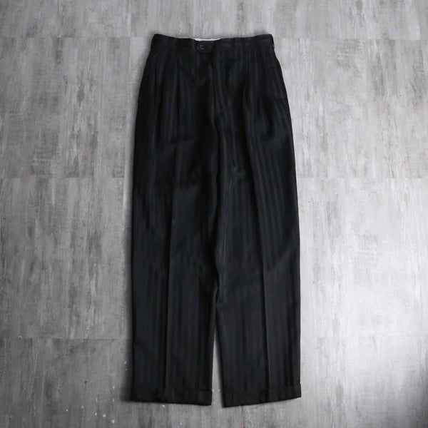 1970-90s vintage shadow stripe slacks