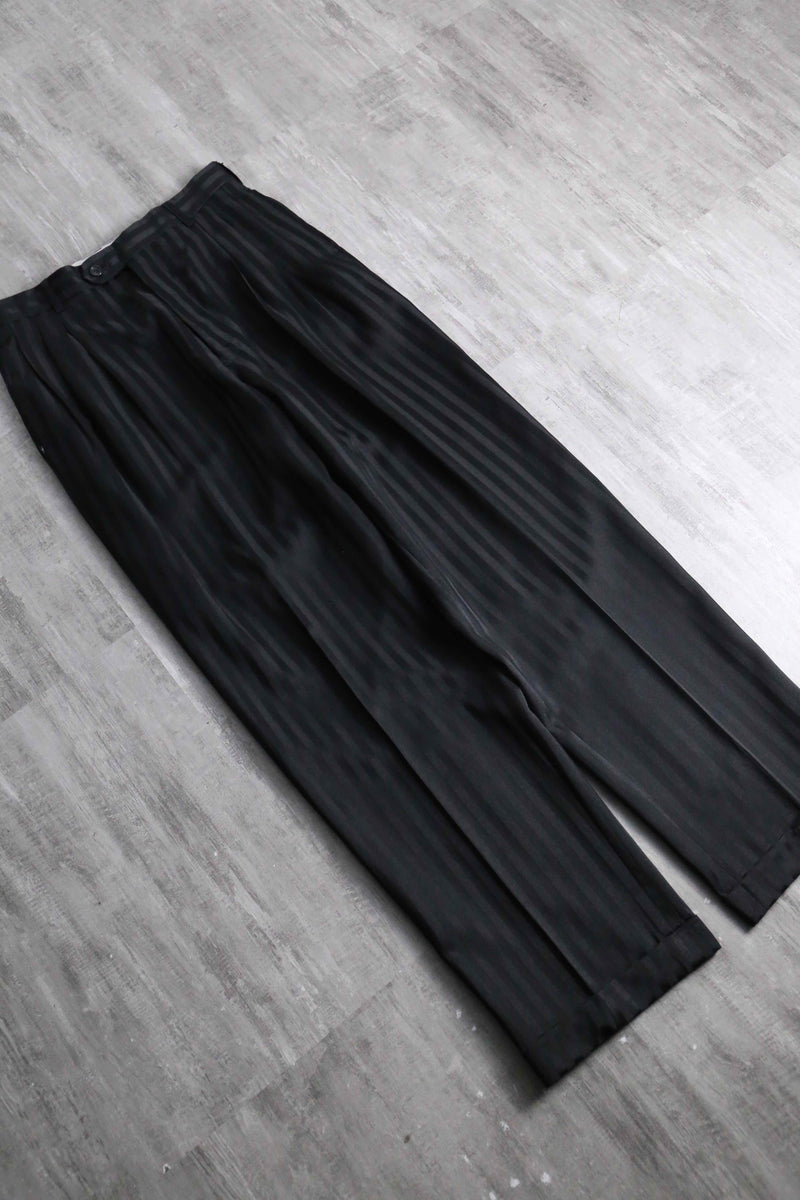 1970-90s vintage shadow stripe slacks
