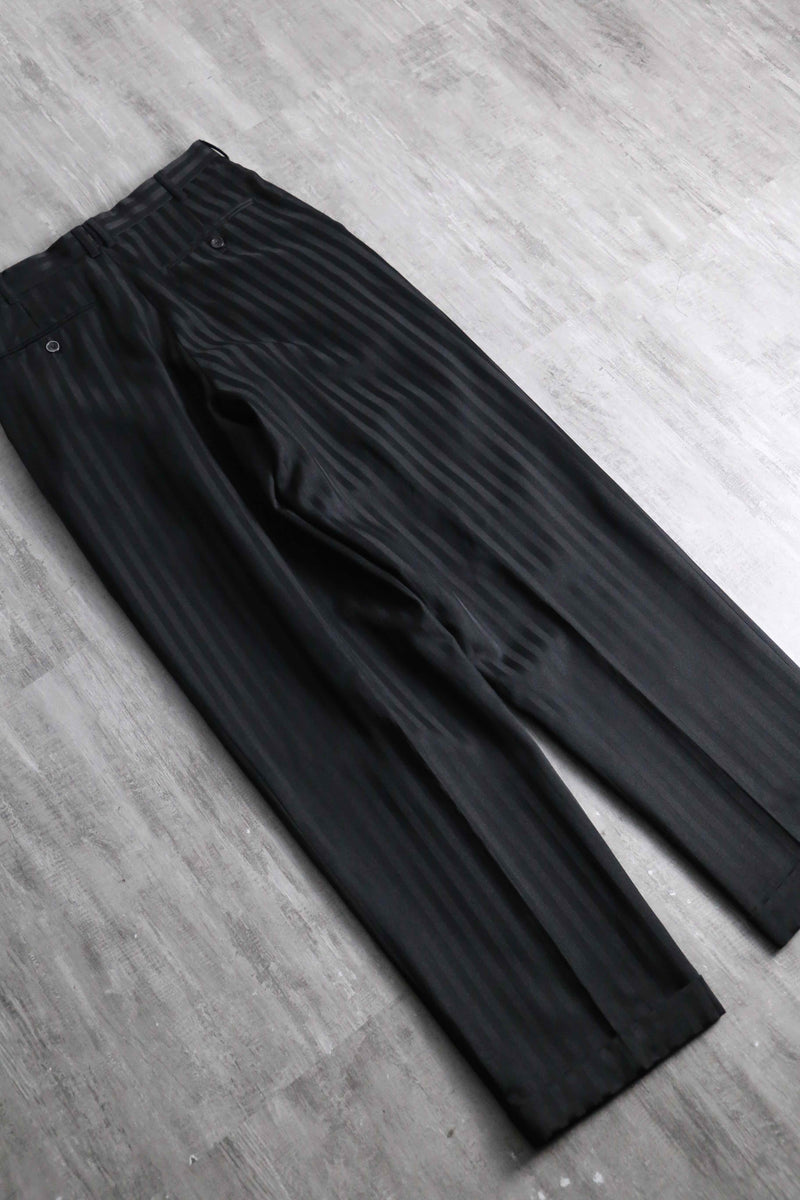 1970-90s vintage shadow stripe slacks