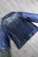 "Re:make" asymmetry denim jacket