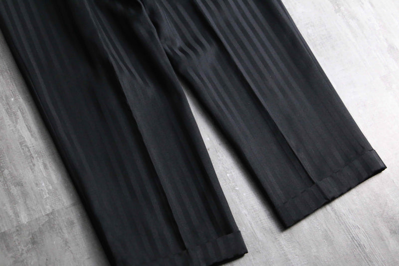 1970-90s vintage shadow stripe slacks