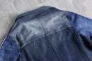 "Re:make" asymmetry denim jacket