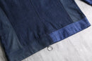 "Re:make" asymmetry denim jacket