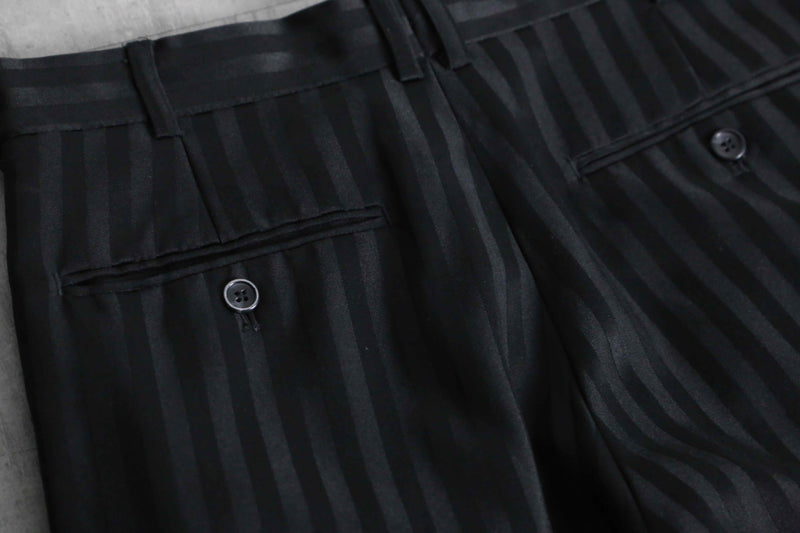 1970-90s vintage shadow stripe slacks