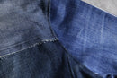 "Re:make" asymmetry denim jacket
