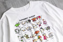 alphabet sheep design tee