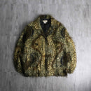 1980-90s leopard shaggy jacket