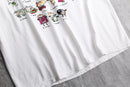 alphabet sheep design tee