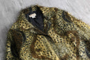 1980-90s leopard shaggy jacket