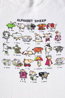 alphabet sheep design tee