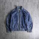 late 1980-90s chemical wash denim blouson