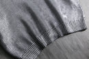 2000s FUTURE COLLECTIVE metallic knit pull